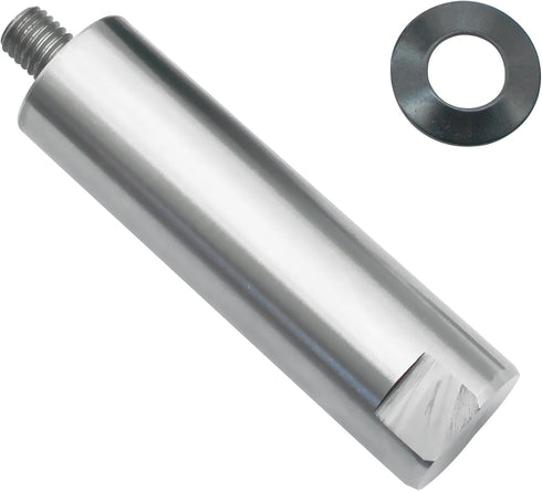 1" Post for Wood Lathe Tool Rest, 5" Total Length, M10X1.5 Thread