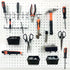 258pcs Pegboard Hooks, Organizer Kit for Various Tools, 1/8 and 1/4 inch Metal Pegboard Hooks Assortment