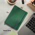 Graph Paper Notebook | Premium Square Grid Math & Science Journal | 5.8" x 8.3" Hardcover Faux Leather | Thick 120gsm Cream Graph Paper | Gift Box for Men & Women (Emerald Green) by Plexon