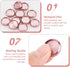 BENECREAT 11Pcs Aluminium Alloy Binding Discs, 18mm/0.7 Inch Metal Discbound Expansion Discs for Notebook
