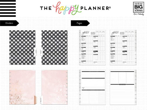 me & my BIG ideas Home Extension Pack - The Happy Planner Scrapbooking Supplies for Budget & Chores, Classic Size