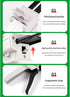 AB Glue Gun Dispensing Gun 50ml, Two-Component Epoxy Glue Gun 2:1/1:1 with 8 Mixing Nozzles, Suitable for Double