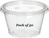 Plastic Disposable Portion Cups, Jello Shot Cup, 4 OUNCE, Package of 50 Cups with Lids
