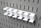 Wall Control Tool Holder Bracket - Slotted Metal Pegboard Accessory - White Tool Board