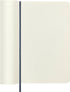 Moleskine Classic Notebook, Soft Cover, Large (5" x 8.25") Dotted, Sapphire Blue, 192 Pages