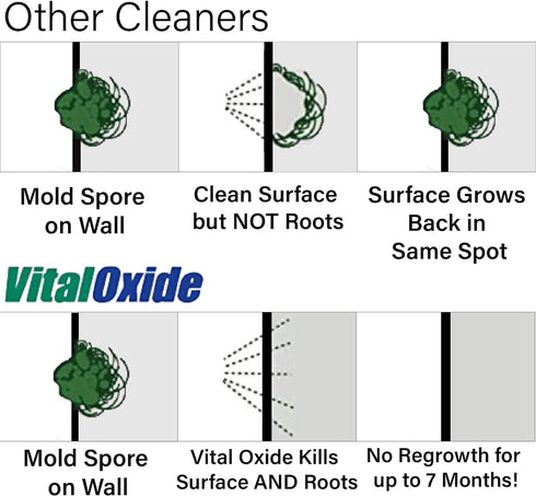 Vital Oxide Disinfectant, Deodorizer, Cleaner, Food-Contact Sanitizer, Virucide – EPA Registered – Kills Mold & Mildew, Eliminates Odors-1 Gallon
