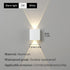 EMCXXCJQ Pack Stairway(White,2.9IN) Wall Lights for Bedroom Wall Sconce High Brightness LED Light Source Porch Fixture