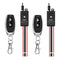 12v Remote Control Switch,2 Way Mini Wireless Switches,DC 12V/24V/48V/10A Relay with 328FT