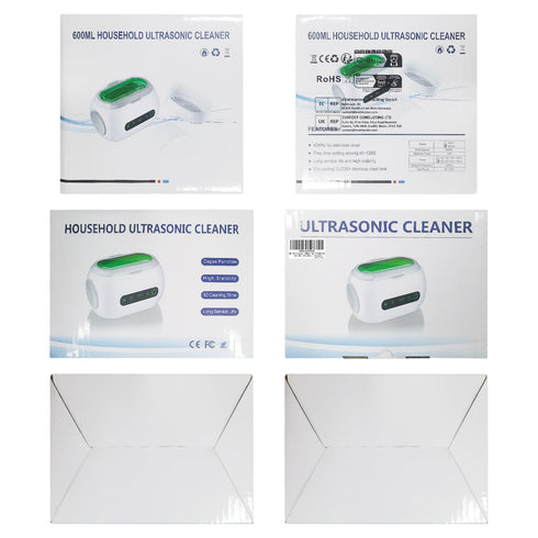 Ultrasonic Cleaner, Professional Compact with Digital Timer for Laboratory Instruments, 600 ml