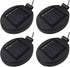 Solar Lantern Light Replacement Top, LED Solar Panel Lantern Lid for Outdoor Flower DIY Garden Decor (4PCS)