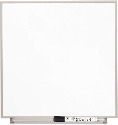 Quartet Matrix Modular Magnetic Whiteboard, 16" x 16", Includes Tray and Marker, Silver Aluminum Frame