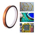 MS WGO 12mm X 33m Heat Tape, Heat Resistant Tape for Sublimation, High Temp Tape, 1 Roll