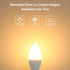 E12 Bulbs 40W 4W 2700K Bulbs, Non-Dimmable, Pack 12 Brightever LED Candelabra Light Equivalent, Warm White Ceiling Fan