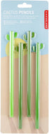 Kikkerland Cactus Writing Pencil Set of 4