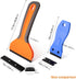 4-inch 2 20 NEWISHTOOL Plastic Razor Blade Scraper, PCS Big Blade Paint Scraper Sticker Remover Scraper Tool with Pcs