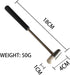 Hammer, 7 Inches, Hammer Dual Head Small Plastic Head and Metal Head, Black Plastic Grip, Double face Jewelry Mallet