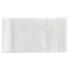 Plymor 5" x 8" Reclosable Plastic Bags, Pack of 100, 2 Mil with White-Block Zipper