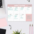 Weekly Planning Pad - Tear Off To Do List with Daily Schedule & Calendar, 52 Sheets, 6x9 in