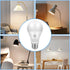 A19 3-Color LED Light Bulbs, Color Changing Light Bulb, 9W (60 Watt Equivalent), 800 Lumens, E26 Base, 4 Pack