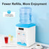 YUTOUB 1.1-4.9 Countertop Use(46.4F 194F) Gal Top Loading Water Dispenser, Hot/Cold/Warm Hot and Cold Mini Water