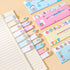 Cute Animals Plant Foods Mini Sticky Notes, 8 Styles Cartoon Flags, Self-Stick Fun Post it Notes, 120 Sheets/Pack