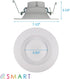 2-Pack Dimmable 5 6 inch 12W, 65W CLEANLIFE Smart LED Recessed Lighting Retrofit Downlight RGB + Tunable White Color