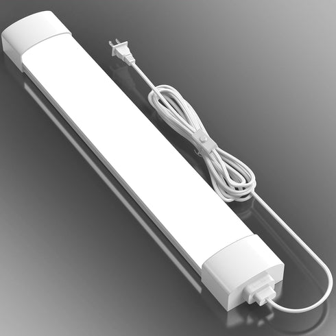 Airand LED Ceiling Light Fixture with Plug 5000k, Triproof LED Tube Light