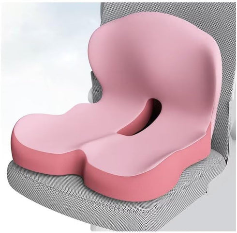 JMXBTMDU Orthopedic Cushion - Memory Foam Seat Cushion with Lumbar Support Pillow, Instant