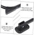 2pcs Veemoon Heavy Duty Folding Hairpin Table Legs Metal Furniture Legs for Table Tv Stand Sofa with Space Saving