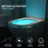 2 Pack 16-Color Rechargeable Toilet Night Lights with Motion Detection - Novelty Bathroom Bowl Light - Cool Funny