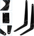 Zorfeter 10 8 6 Inch Pcs Shelf Brackets x Black Shelving Brackets Heavy Duty L Bracket Support Floating Shelf Bracket
