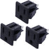 weideer 3Pcs 3 Pins US Power Socket Plug Panel, AC 15A 125V Panel Mount Outlet Industrial Plug Female Connectors
