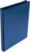 School Smart Polypropylene Round Ring View Binder, 1/2 Inch, Blue