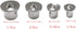 2 Sets Panel Furniture Positioning Woodworking Round Tenon, Solid Wood Pin Center Punch Thimble for Tools