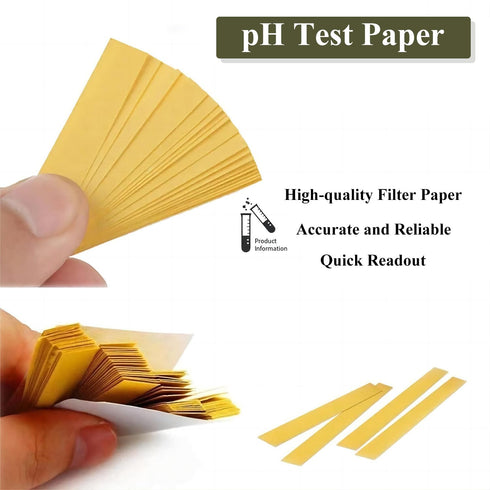 Bettomshin 15 Packs of 1200 Strips PH 1-14 Test Paper, Litmus Strips Tester for Garden Testing