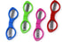 yueton 4pcs Colorful Plastic Handle Folding Safety Scissors with Keychain Holes for Craft Fishing
