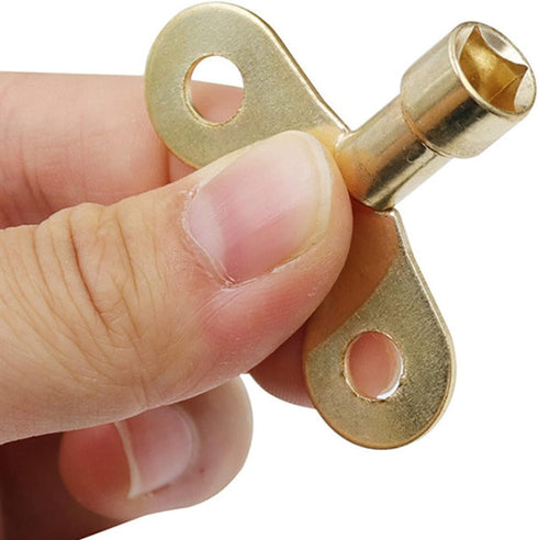 5 Pcs Solid Brass Radiator Bleed Keys, Plumbing Tools for Venting Air Switch Spool Radiator Wrenches