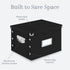 Snap-N-Store File Storage Box & Organizer - 2 Pack, Portable File Boxes for Documents, Back To School