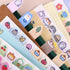 Cute Animals Plant Foods Mini Sticky Notes, 8 Styles Cartoon Flags, Self-Stick Fun Post it Notes, 120 Sheets/Pack