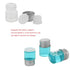 5ml Glass Vials with Screw Caps and Plastic Stoppers, Small Clear Liquid Sample Vial, Leak-Proof Vial, 50PCS