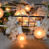 25FT G40 27 Bulbs, Outdoor String Lights, Frosted White Globe String Lights with Warm White Hanging Patio Lights UL