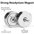 LOVIMAG 20lbs Rare Earth Magnets, 60Pcs Neodymium Cup Magnets, Waterproof Pot Magnet for Science, Craft, Office