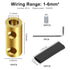 Linkstyle 10PCS 10 AWG Gauge Wire Connector Nut Kit, 60A Quick Wiring Connection Terminal, Splicing Quick Wiring Connection Terminal, Circuit Connector Wire Connector with Screws and Heat Shrink Tube
