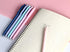 Solid Colors Mechanical Pencils 0.5mm Lead, Triangle Automatic Pencil for Writing, Office School Supplies Gift Pack of