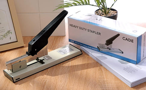Heavy Duty Stapler for Office with 100 Sheet Capacity, 1PACK Manual Big Metal Stapler, max use 23/13 Staples