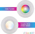 2-Pack Dimmable 5 6 inch 12W, 65W CLEANLIFE Smart LED Recessed Lighting Retrofit Downlight RGB + Tunable White Color