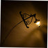 5pcs Uonlytech Scale Warm White LED Mini Wall Sconces in Antique Bronze DIY Sand Table Scene Accessories for Mini House