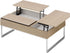 ZOENHOU 2 Pairs 4 PCS 150N Folding Gas Hydraulic Lift Up Table Mechanism, Lift Up Top Hinge, Modern Coffee Table