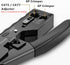 Yankok Modular Crimper for CAT5 CAT6 CAT7, Shielded and Unshielded RJ45 RJ12 RJ11 Network Connectors Ethernet Crimp