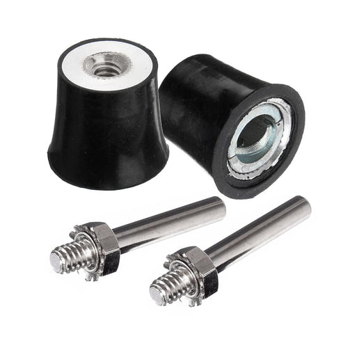 YAKAMOZ 2Pcs 1-Inch 1/4" Sanding Pad Roll Lock Disc Holder Quick Change Roll Lock Sanding Discs Polishing Pads Holding
